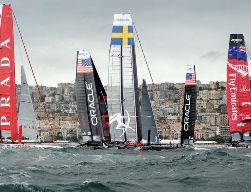 Caffen in the America’s cup village 2012